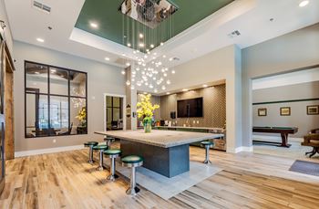 Resident clubhouse with gourmet coffee bar